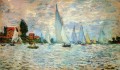 Regatta at Argenteuil II Claude Monet